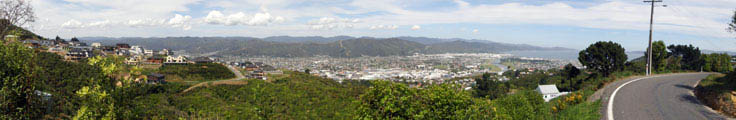 cycling in Hutt Valley, Hill Road-Normandale trip